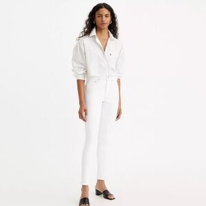 Levi’s 721 white high rise skinny jeans